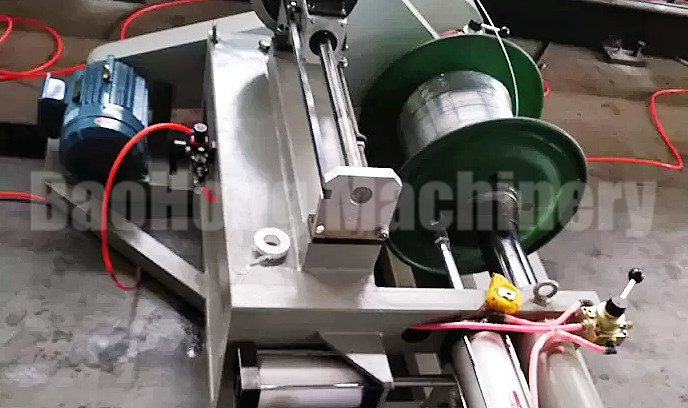 Electric Cable Rewinding Machine For Spark Detection / Steel Tape Armoring
