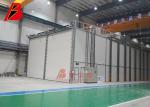 Wind Blade Baking 10um Industrial Spray Booth With Side Exhaust