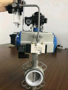 Quality butterfly valves with pneumatic actuator wholesale