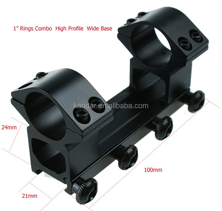 Aluminium Alloy One Piece Offset Low Profile Ring 25.4mm Scope Mount L2303 for Optic Sight 1 Inch Ring