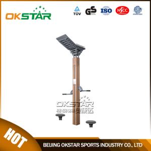 Quality wooden street lamp outdoor fitness equipment hip twister wholesale