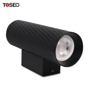 Cylinder Surface Mounted Recessed Downlight Adjustable Black Aluminium Spotlight