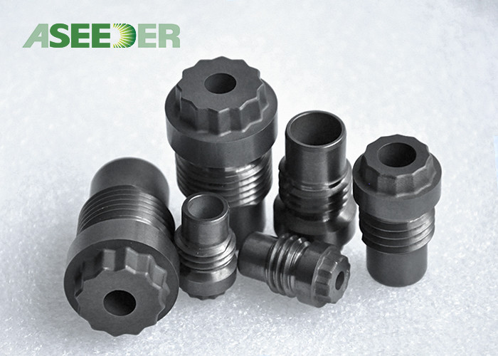 Carbide Cross Slot Alloy Nozzle , High Hardness Wet Blasting Nozzle
