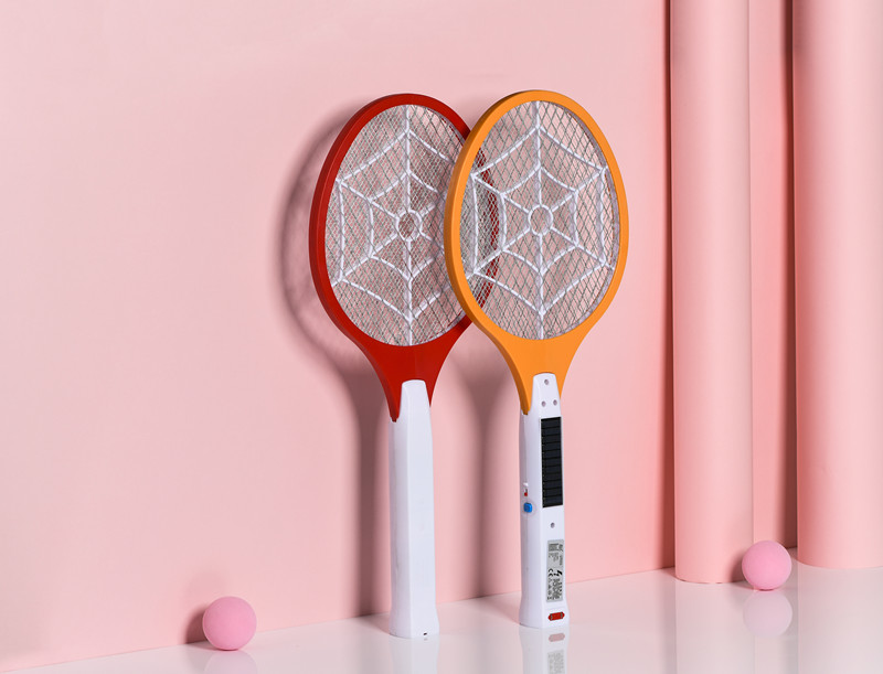Solid State ABS Electric Racket for Electric Mosquito Swatter Solar Pest Control Type Flying Insect Rechargeable Killer