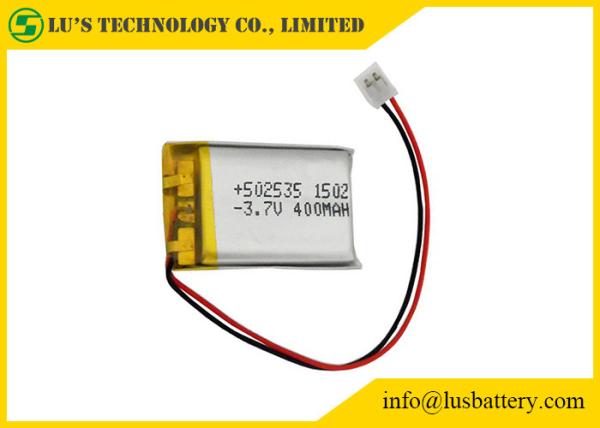 LP502535 Rechargeable Lithium Polymer Battery 3.7V 400mah PL502535 li pol