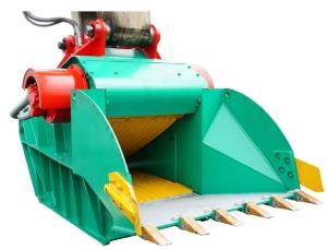Quality 10-50ton Durable JCB Excavator Crushing Bucket For Rock Cushing wholesale