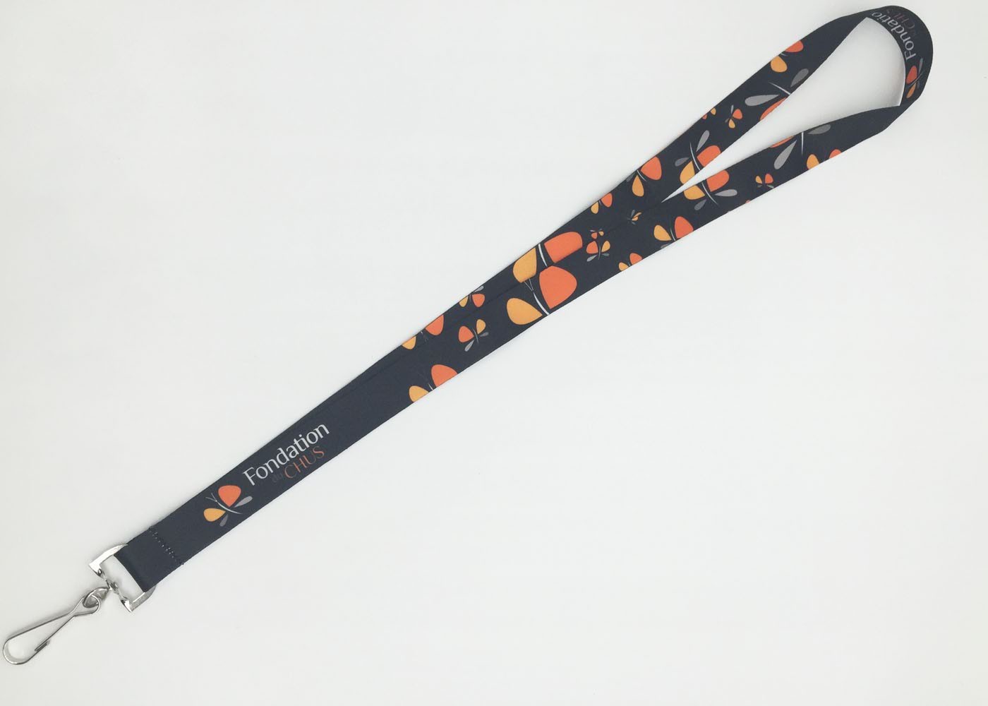 Multi Colors Festival Single Personalized Lanyards With Sunflowers Logo
