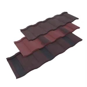 Quality Multi-Layer Protective Film Stone Coated Roof Tiles Long-Lasting And Non-Combustible Material wholesale