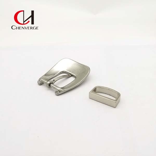 Unisex Wear Resistant Bag Metal Buckle , Antirust Belt Buckle With Removable Pin
