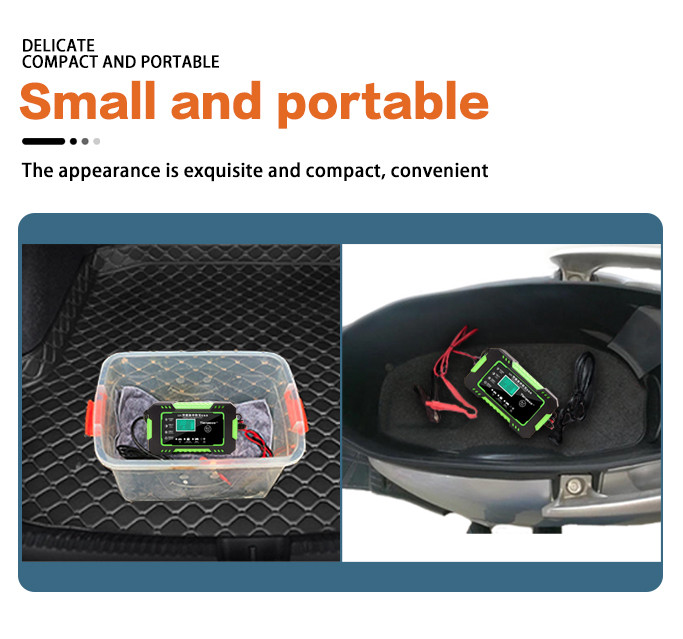 Caravan PWM Smart Battery Charger 12V 6A With Pulse Repair