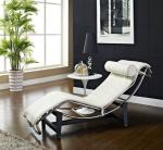 Modern Leather industrial steel relax chaise lounge chair living room recliner