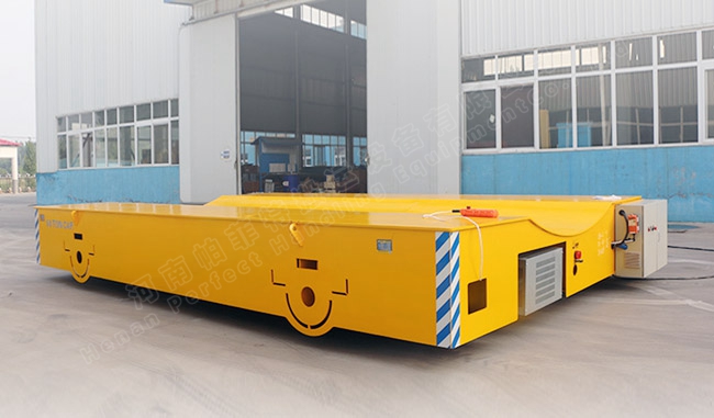 50 ton Motorized Transfer Trolley Customized for Steel Coils Caption Foundry