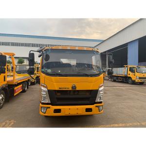 Quality Diesel Howo Tow Truck Wrecker 4-5 Ton Chinese Road Wrecker On With 3600mm Wheel Base wholesale