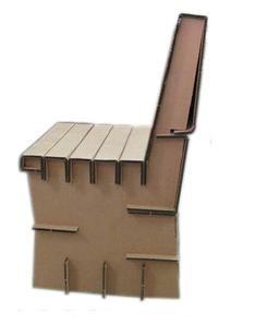 Quality Living Room Paper Folding Furniture Paper Folding Chair Evironmental Friendly wholesale