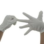 High Absorbent 0.1kg 10e9 Ohms Knitted ESD Safe Gloves