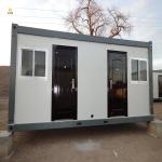 Galvanized Steel Frame Prefabricated Container House Quick Assembly