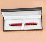 Promotional Gift LED light Touch stylus metal pen with logo printing