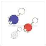 advertising 6 led flashlight torch keychain keyrings Printed logo
