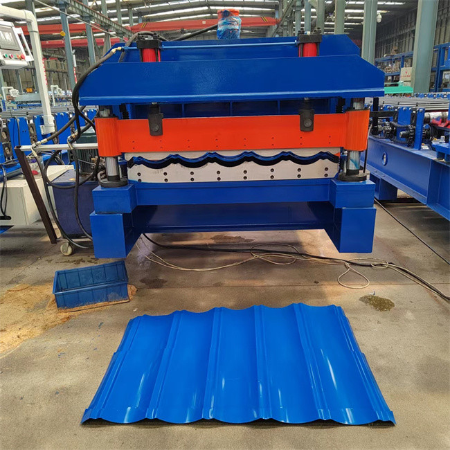 Cusotmized Step Tile Roll Forming Machine CE ISO With Color Steel
