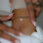 Personalized 18K Gold Plated Fashion Brass Cuban Link Chain Tennis Bracelet for
