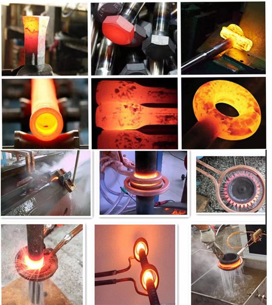 Iron Bolt Medium Frequency Induction Forging Machine 40KW Induction Heater