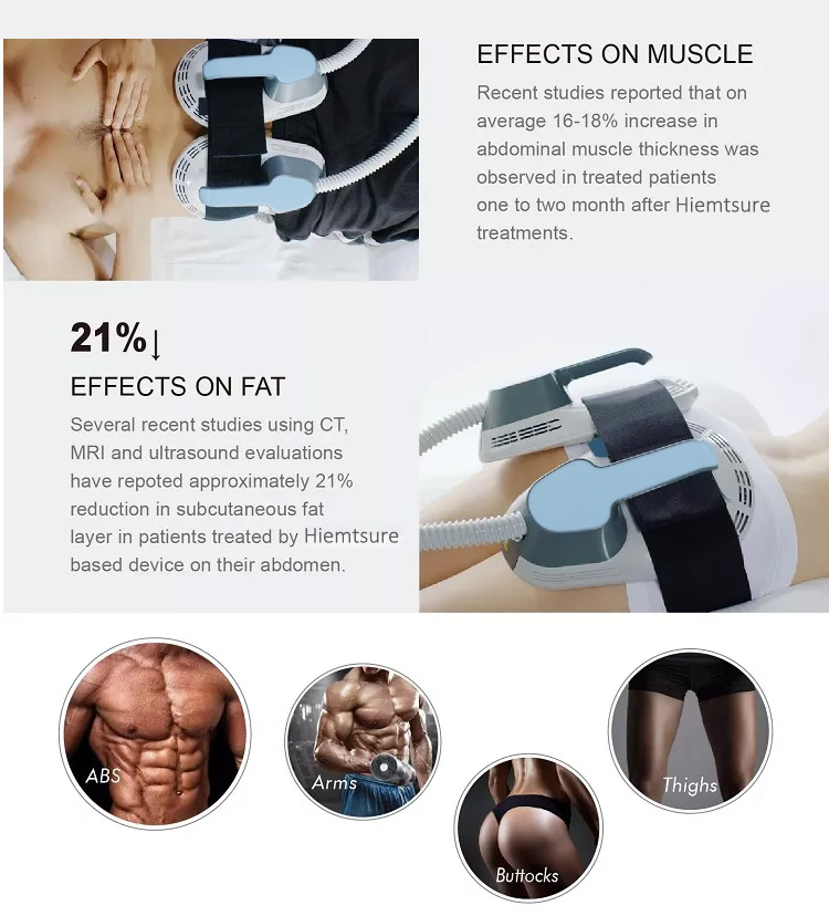 Portable EMS Electro Stimulator Muscular Machine Air Cooling System