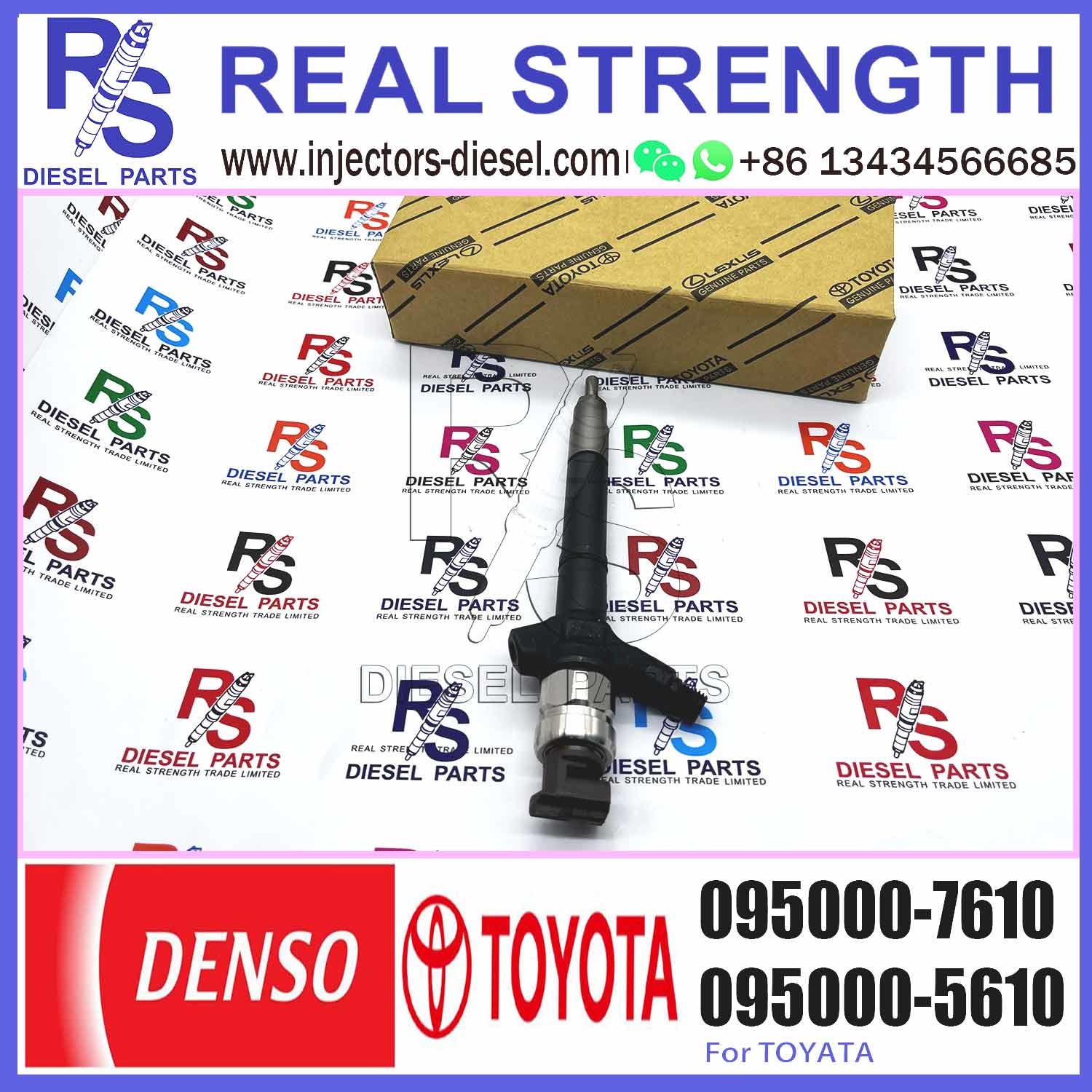 New Diesel Common Rail Injector 095000-6110 095000-6900 095000-7600 095000-7610 23670-09200 236700R060 For TOYOTA 2AD-FH