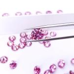 Factory Wholesale Pink Moissanite Diamond Round Brilliant Cut 3.0mm-12.0mm VVS1