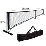 Outdoor Indoor Portable Pickleball Net Set 22 Feet X 36 Inches