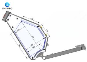 Quality Strong Steel Enduro E Bike Frame For Mid Motor Custom Mountain Bicycles wholesale