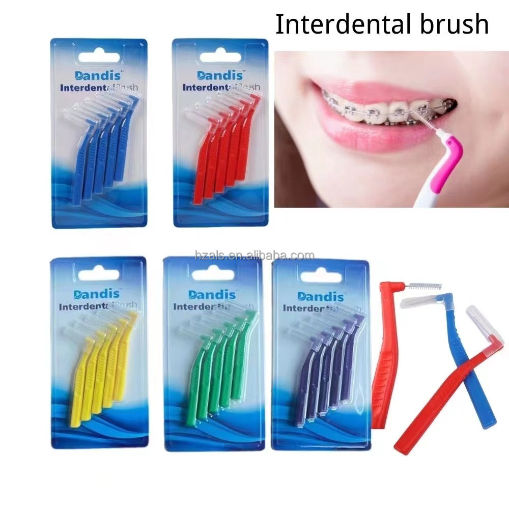 Manual Power Source Ortho Wax Floss Oral Mirror Included Portable Interdental Brush Kit with Highest Medical Grade Plastic