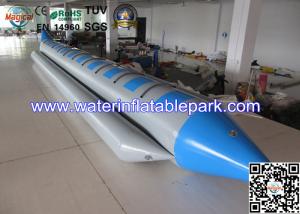 Quality Large Swimming Pool Inflatable Water Games Flying Fish Boat Banana Boat wholesale