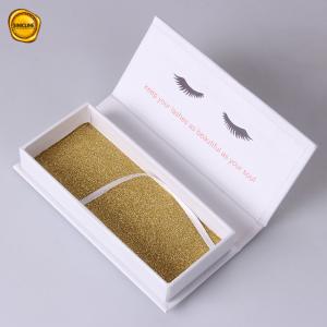 Quality Empty Custom Eyelash Packaging Box Paperboard / Art Paper / Coated Paper Rigid Material wholesale