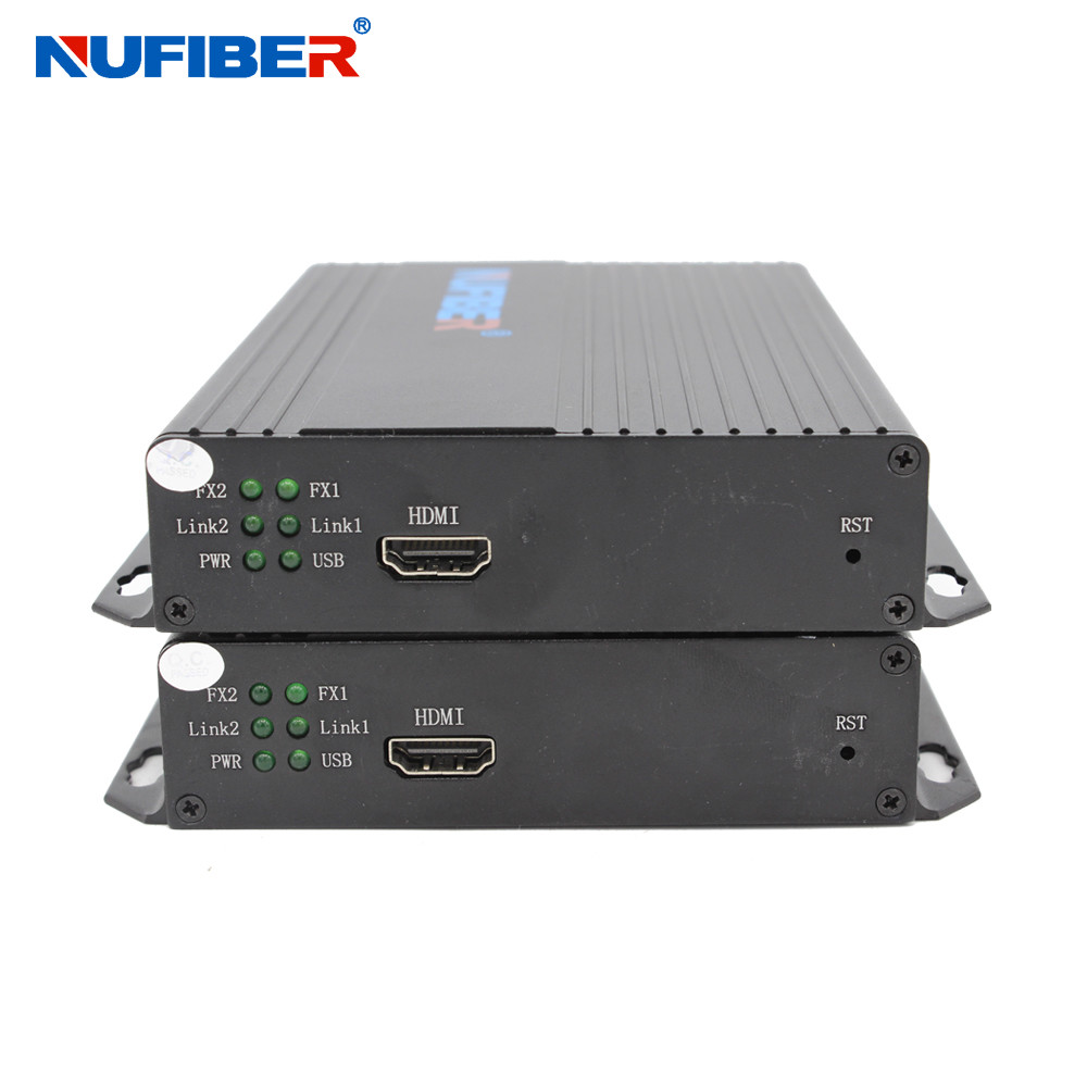 Mini HDMI to Fiber Optic Converter 1080P 20KM HDMI HD Video to Simplex Fiber Extender