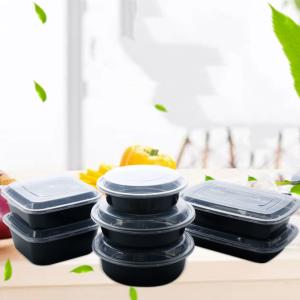 Quality Transparent PP Customize Packing Boxes Disposable Take Away Containers wholesale