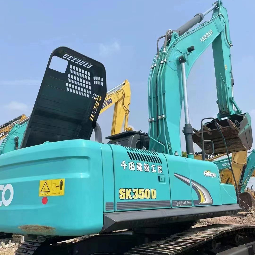 Japan Made Kobelco SK350 Excavator Secondhand with 34700kg Operating Weight in 2020