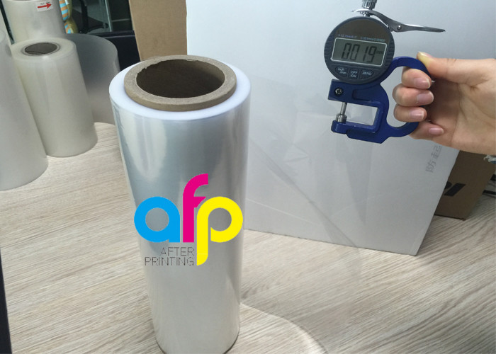 Half Sleeve Polyolefin Shrink Wrap Roll , Single Would Pof Plastic Film