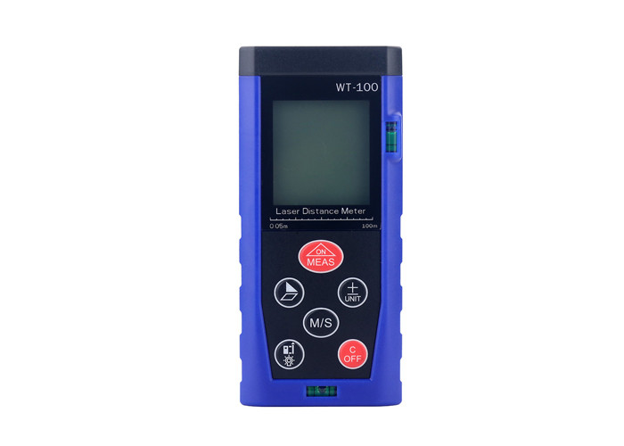 Blue Color Long Range Laser Distance Meter For Precision Measuring 100m