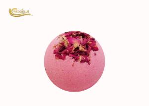Quality Shea Butter / Petal Bath Bomb , Body Care Bath Bombs Color Customized wholesale