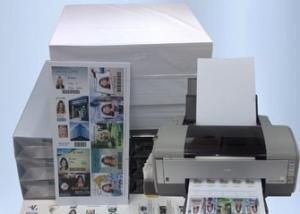 Quality A4 Size Inkjet Printable PVC Sheets For HP Epson And Cannon Inkjet Printer wholesale