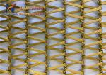 Space Dividers Spiral Wire Mesh 1mm 2.0mm Antique Brass