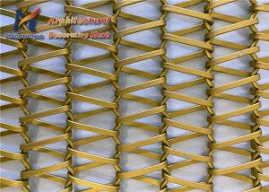 Quality Space Dividers Spiral Wire Mesh 1mm 2.0mm Antique Brass wholesale