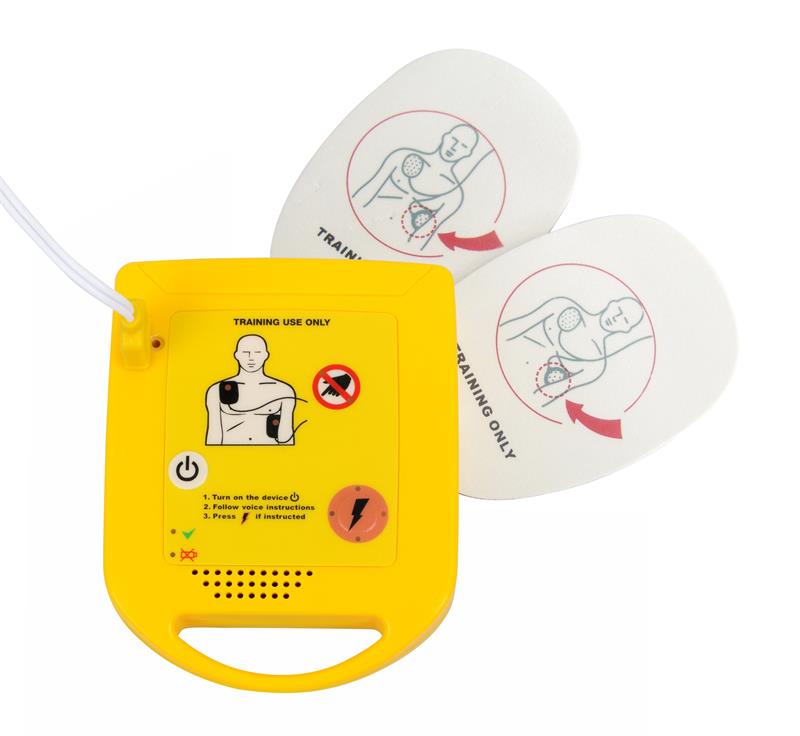Compact Size Aed Portable Defibrillator , Handheld Pediatric Electrode Pads