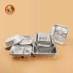 Quality Square Round Aluminum Foil Container Rectangle Foil Trays wholesale