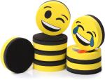 Emoji Cute Smiley Face Magnetic Dry Eraser for Blackboard Whitebaord
