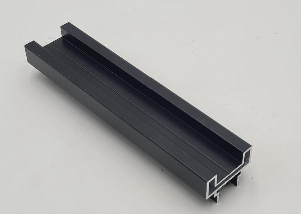 High Glossy 6063 T8 Aluminum Extruded Profile Wood Grain Surface