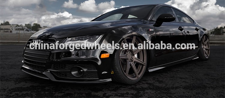Hyper Silver Car Rims 21 inch Customized For Audi A7/ 21" Forged Alloy Wheels Rims