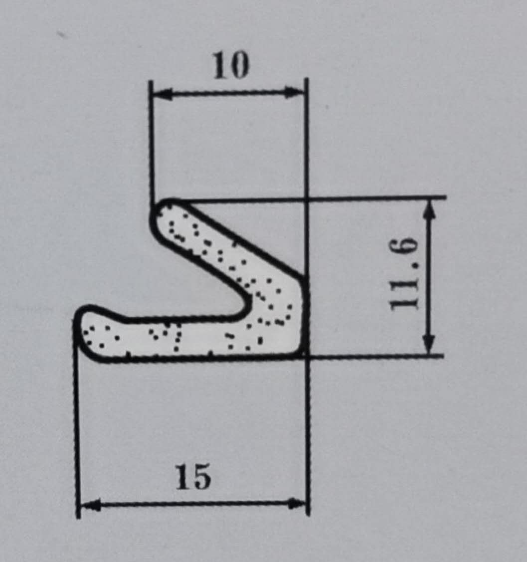 PU PE PP Skeleton Door Seal Strip for Wood Door Frame Functioning as Sound Insulation