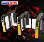 Luxury Speedlane barrier flap door optical rapid lane turnstile with visible LED