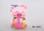 79Pcs Plastic Kids Building Blocks Educational Toys In Teddy Bear Storage Bottle